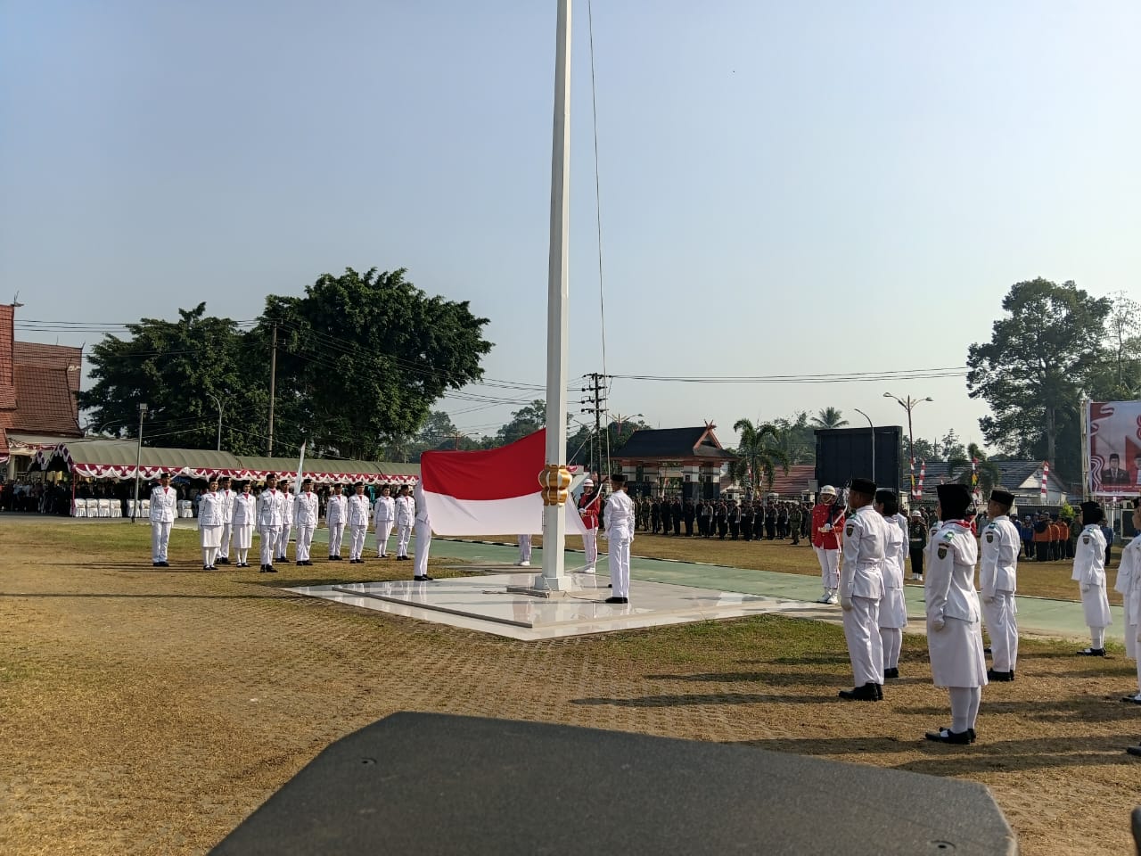 Bupati M. Yamin Pimpin Upacara HUT RI ke-81