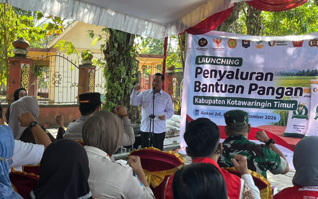 Pemkab Kotim Gelar Gerakan Pangan Murah dan Launching Bantuan Beras  