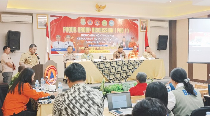Pemkab Kapuas Susun Rencana Kontinjensi Karhutla Perkuat Kesiapsiagaan Daerah