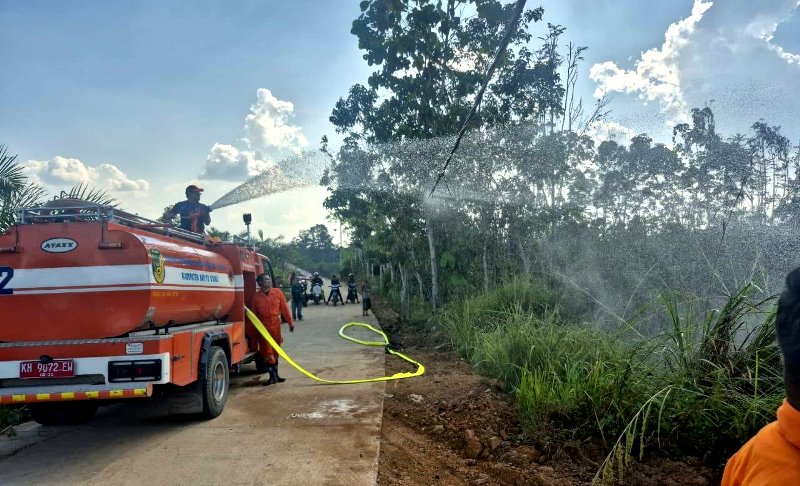 BPBD Padamkan Karhutla 0,22 Hektare di Pendreh