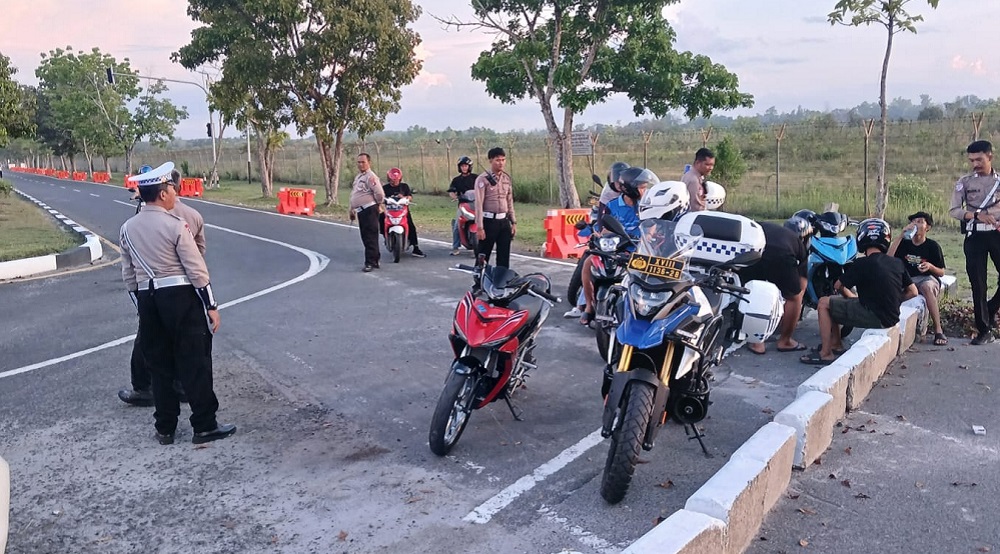 Mau Balapan Liar Dekat Bandara Tjilik Riwut, Remaja Ini Digagalkan Satlantas Polresta Palangka Raya