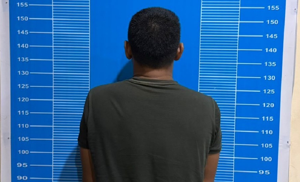 Di Pintu Masuk Puntun, AA Dicokok Polisi, Barang Buktinya Hampir 2 Ons Sabu-sabu