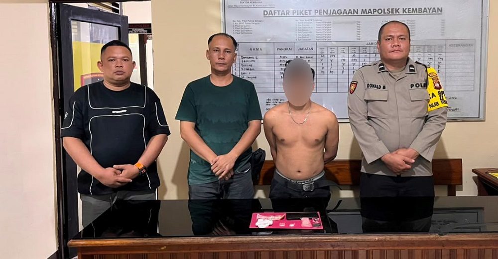 Kotak Permen Dibuang, Ternyata Isinya Sabu-sabu, Pria Kembayan Ini Pun Diringkus Polisi