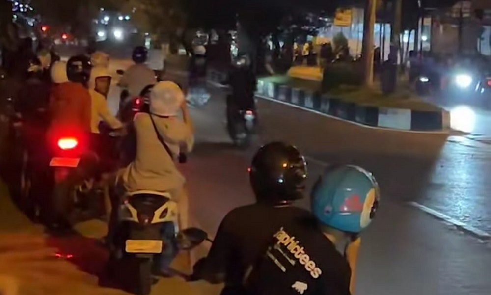 Belum Ada Solusi, Jalan Murjani Palangka Raya Jadi Ajang Balapan Liar Lagi