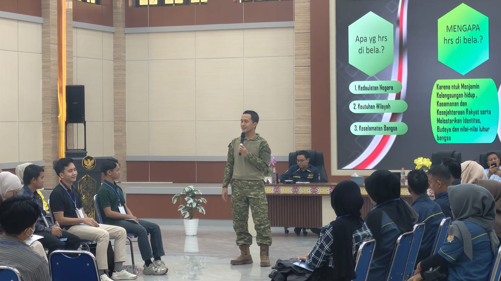 Dandim 1016/Plk Tanamkan Wawasan Kebangsaan kepada Pemuda AMPI