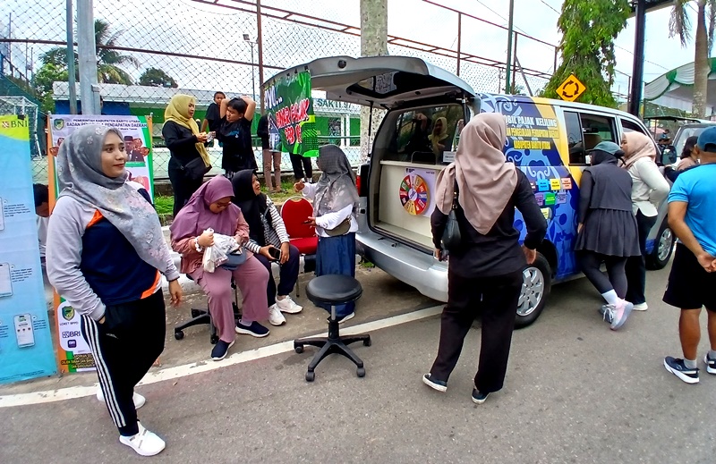 BPPD Barito Utara Hadirkan Layanan PBB-P2 di CFD Muara Teweh