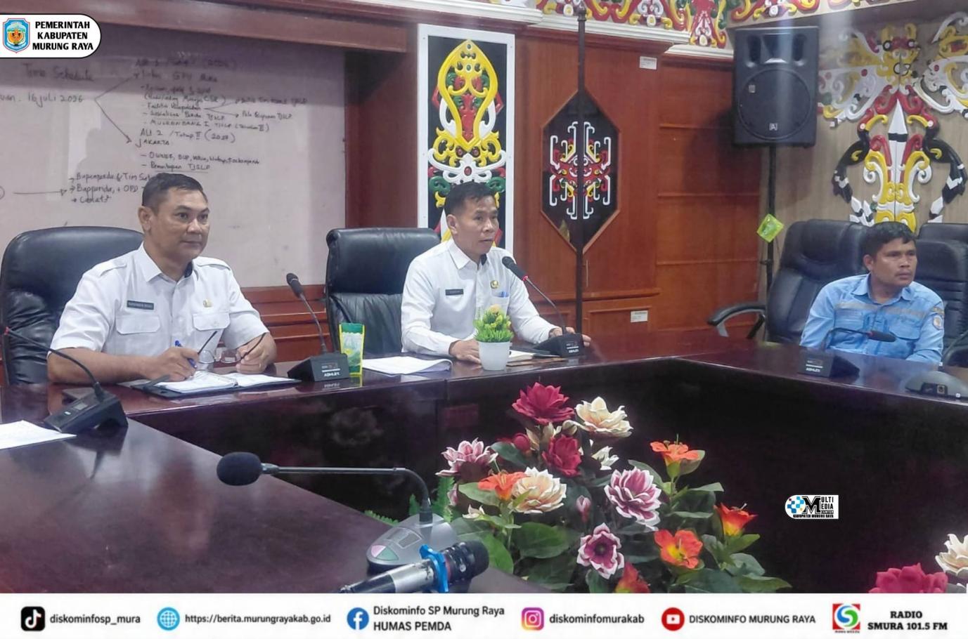 Pemkab Murung Raya Ikuti Sosialisasi Program BSPS 2026 Secara Virtual