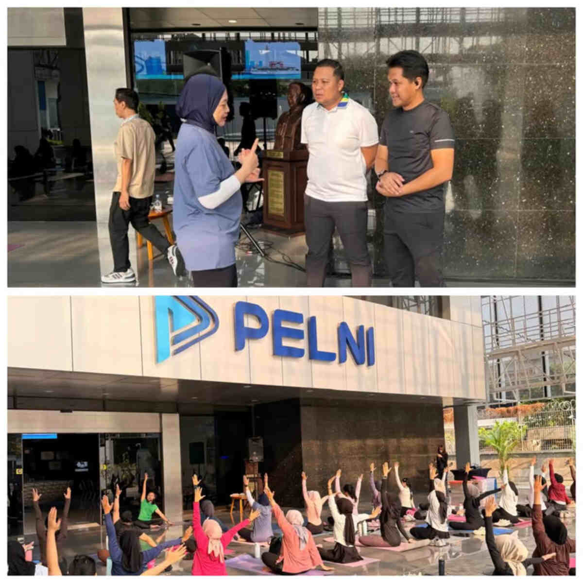 BRI x Pelni Gelar Yoga Session, Perkuat Sinergi dan Wujudkan Work Life Balance