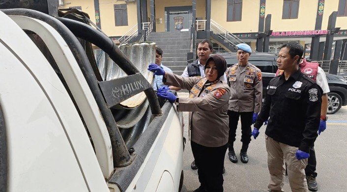 Diduga Curi Besi Armco Proyek Gorong-gorong, Warga Bartim Ditangkap Polisi