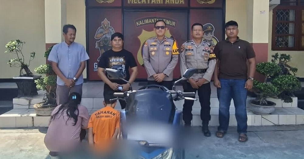 Tak Sampai 24 Jam, Dua Pelaku Pencurian NMAX di Babulu Darat Diringkus Polisi