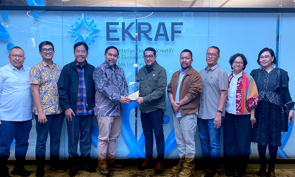Audiensi dengan AMSI, Menteri Ekraf Dukung Indonesia Digital Media Conference di Surabaya