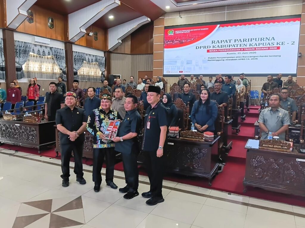 DPRD Kapuas Gelar Paripurna Bahas Pertanggungjawaban APBD 2025
