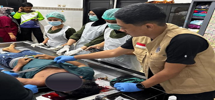 Sepeda Motor Oleng dan Tabrak Trotoar, Pria Asal Gunung Mas Meninggal di Tempat