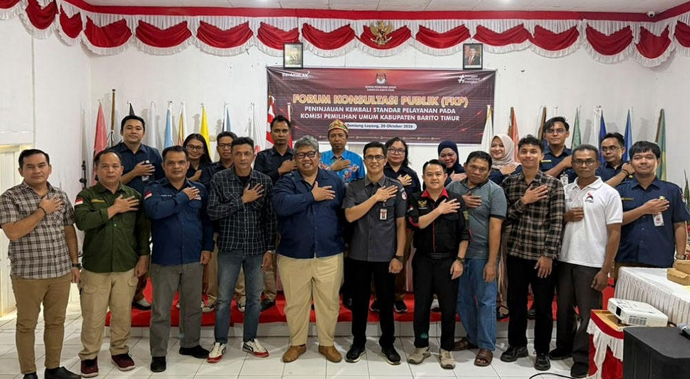 KPU Bartim Evaluasi Standar Pelayanan PPID, Buka Ruang Masukan untuk Publik