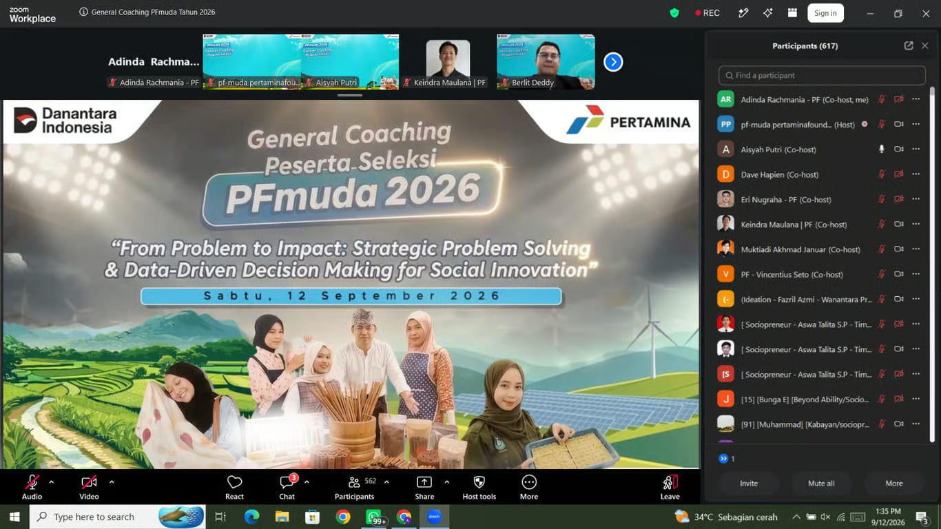 276 Young Leaders PFmuda 2026 Ditantang Ubah Masalah Menjadi Solusi Berdampak melalui Case Challenge