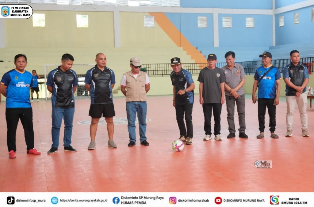 Turnamen Futsal PWI Resmi Dibuka di Puruk Cahu