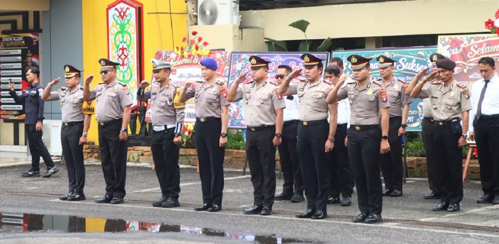 Gerbang Rotasi di Polres Kotawaringin Timur Berlanjut, Wakapolres hingga Kapolsek Pun Berganti