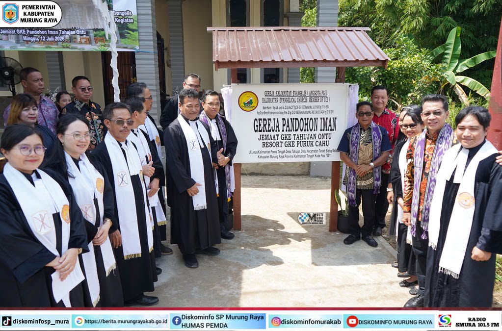 Heriyus Hadiri Pentahbisan Gereja Tahujan Ontu Tekankan Persatuan