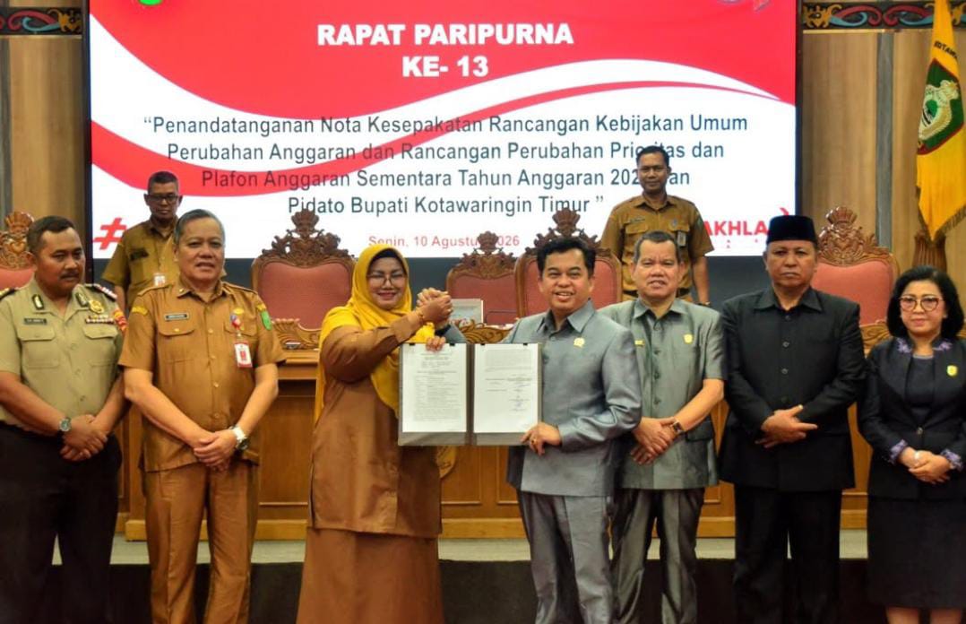 KUPA PPAS Disepakati, Belanja Kotim Naik 4,56 Persen