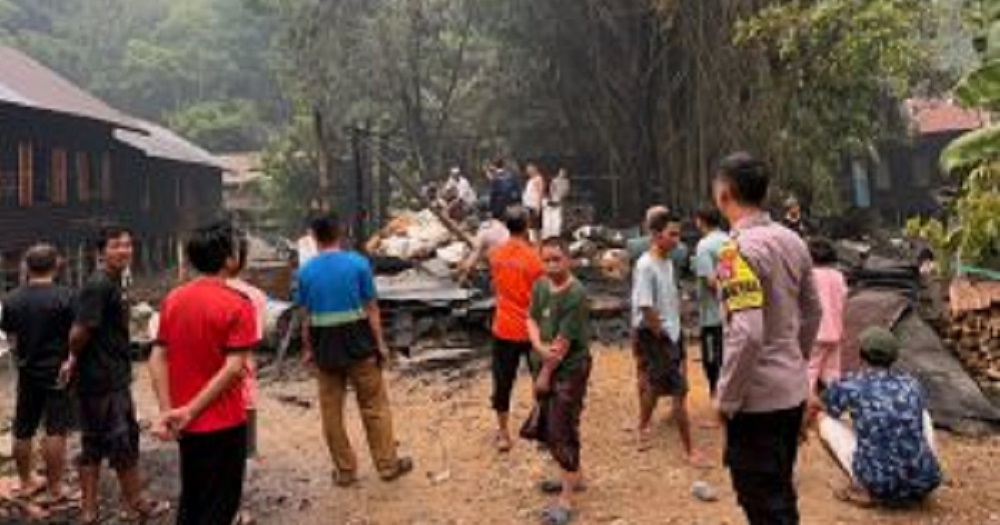 Ternyata Begini Awal Mula Terbakarnya Pabrik Penggilingan Padi Terbakar di Tabalong