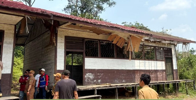 Viral di Medsos, Disdik dan Inspektorat Barut Cek Kondisi SDN 2 Muara Inu dan SD Kunjung