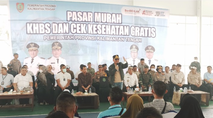 Gedung Indoor Basket Kapuas Resmi Bernama Huma Betang Bersinar