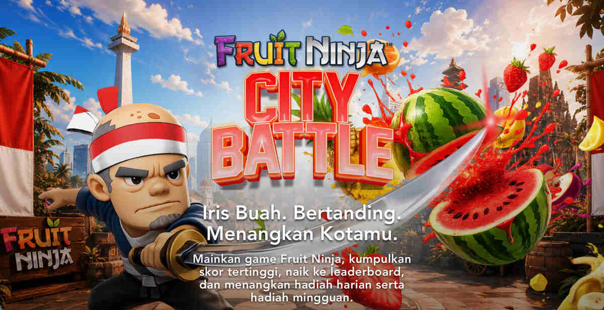 HeroPlay Luncurkan Fruit Ninja City Battle Merdeka Edition Ajak Gamer Indonesia Bermain