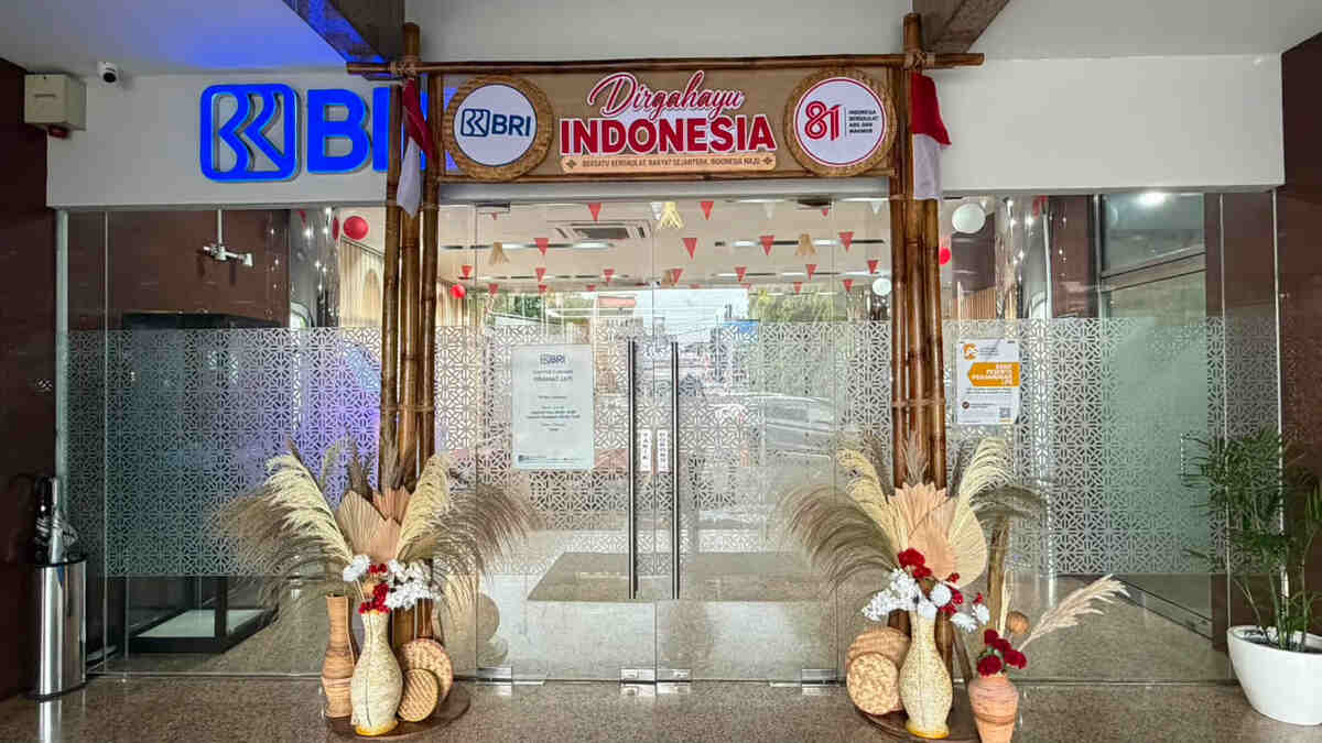 Sambut HUT ke-81 RI, BRI BO Kramat Jati Semarakkan Nuansa Merah Putih