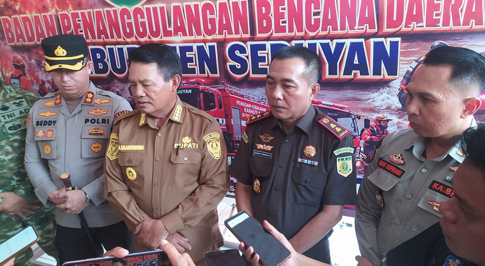 Karhutla Capai 1.232 Hektare, Pemkab Seruyan Naikkan Status Jadi Tanggap Darurat