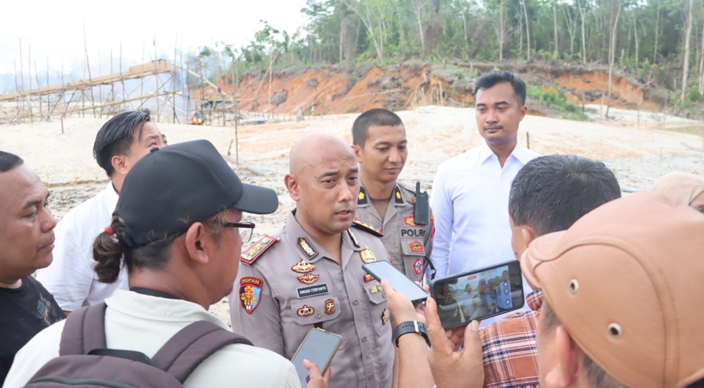 Catat Nih! Kapolres Barito Utara Siap Tertibkan Tambang Emas Liar di Lokasi Lain