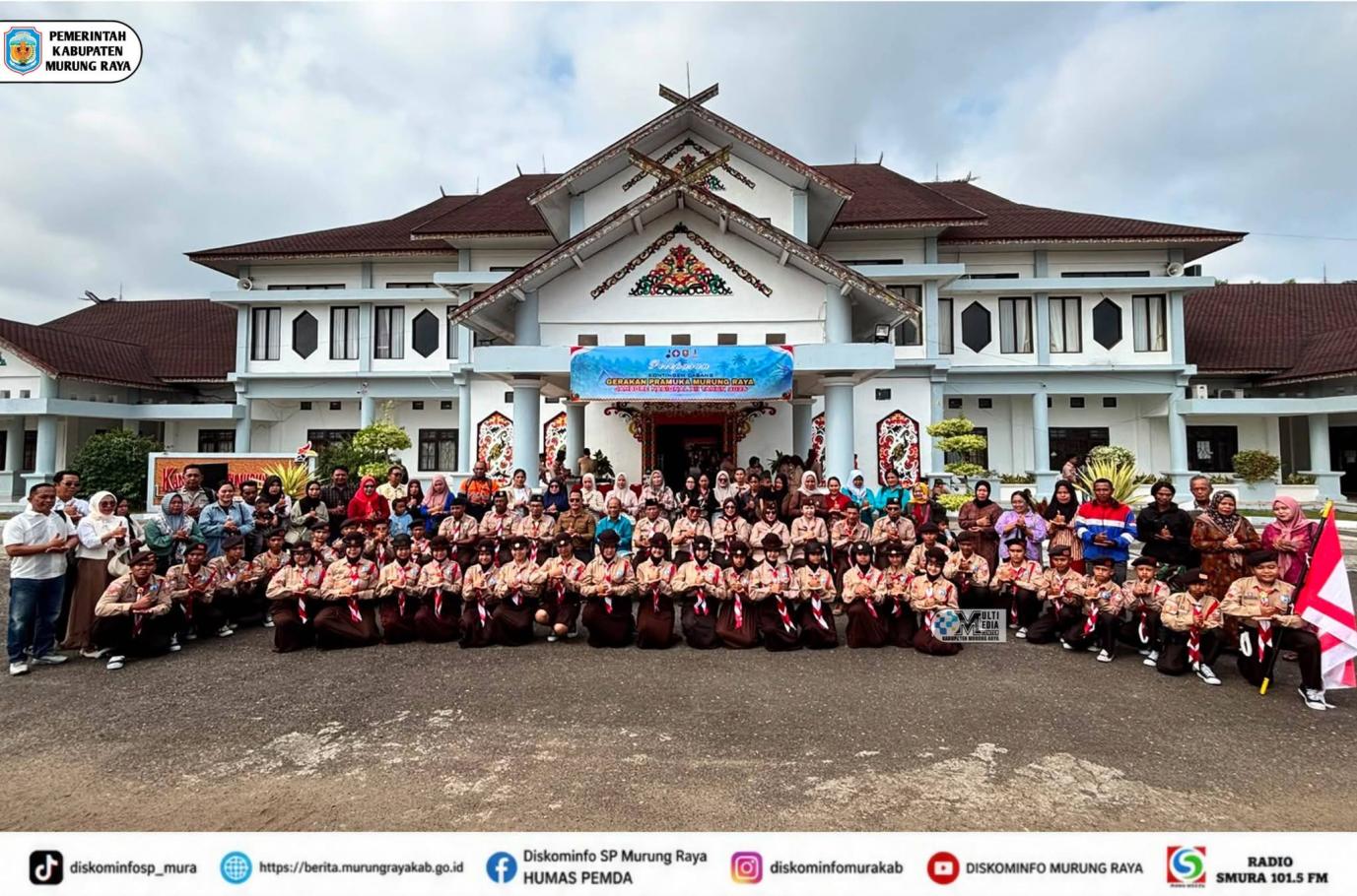 Kontingen Murung Raya Resmi Dilepas Menuju Jamnas XII