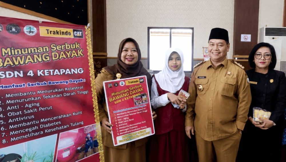 Kreatif dan Edukatif, Siswa SDN 4 Ketapang Kembangkan Minuman Bawang Dayak
