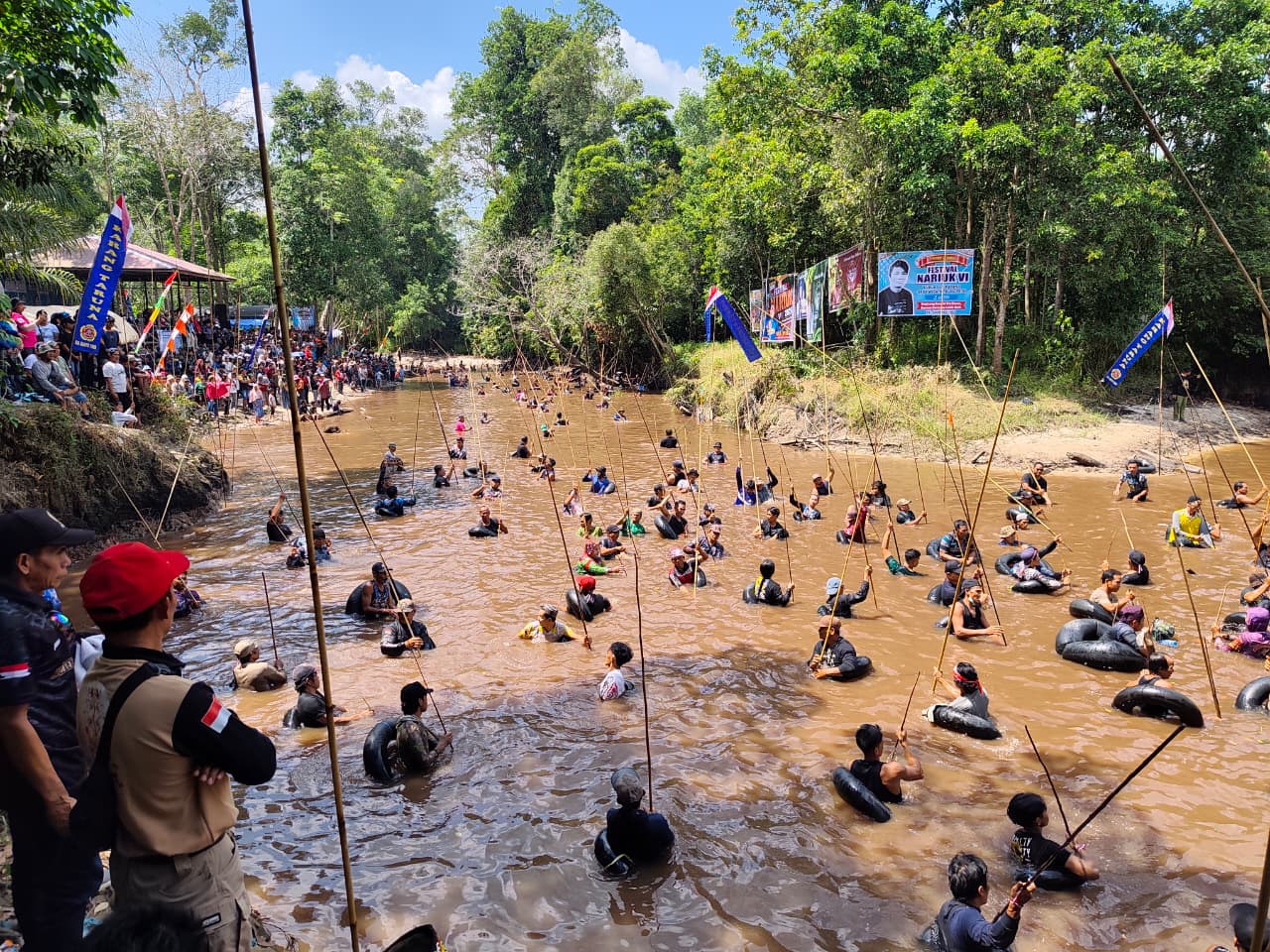 Festival Nariuk VI di Pulau Patai Meriah, 269 Peserta Turun ke Sungai