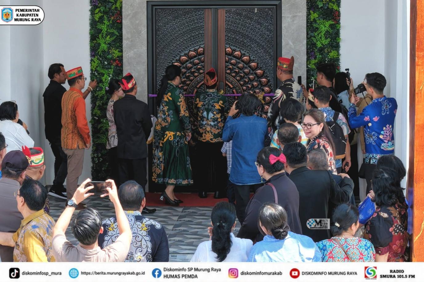 Bupati Heriyus Resmikan Kantor Perwakilan Sinode GKE dan Aula Hosana Puruk Cahu