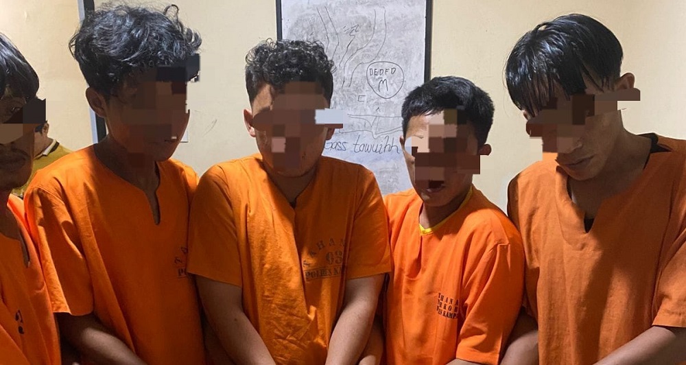 Asyik Pesta Sabu-sabu, Lima Pria Ini Tak Sadar Kedatangan Polisi, Ya Akhirnya Diciduk