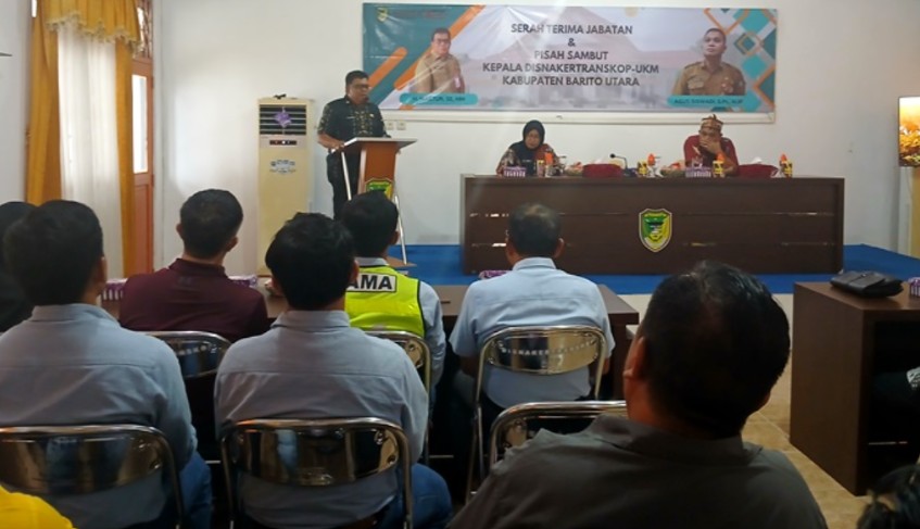 Sertijab Kadis Nakertranskop UKM, Momentum Perkuat Sinergi dan Pelayanan