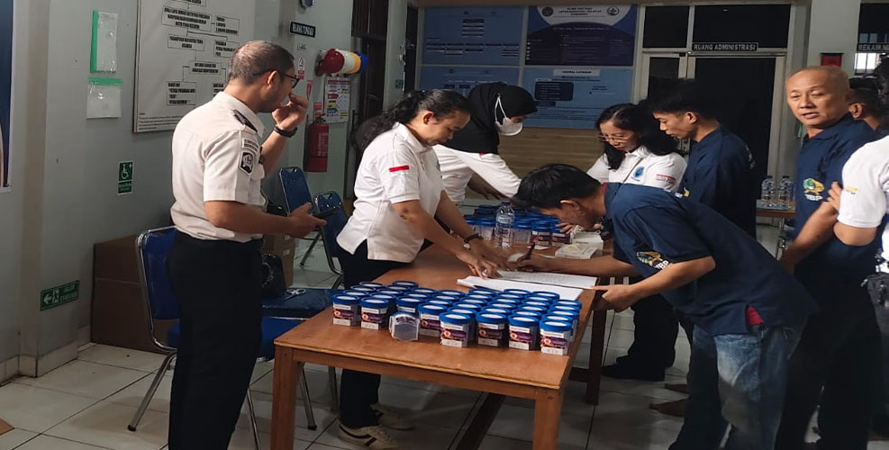 Lapas Narkotika Kasongan Gandeng TNI, Polri, dan BNN Razia Blok Hunian serta Tes Urine Warga Binaan