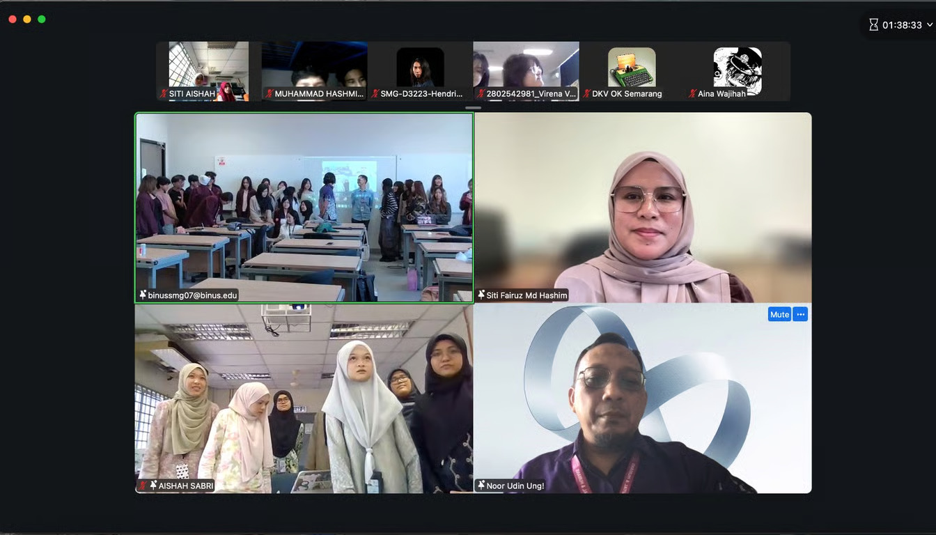 Perluas Perspektif Global Mahasiswa DKV, BINUS University @Semarang Hadirkan Program Twin Class Internasional
