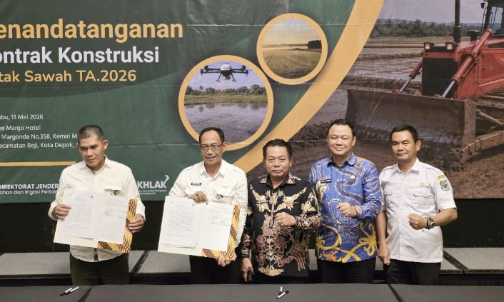 Sinergi Pemkab Kapuas dan BPLIP Wujudkan Program Cetak Sawah di Kapuas