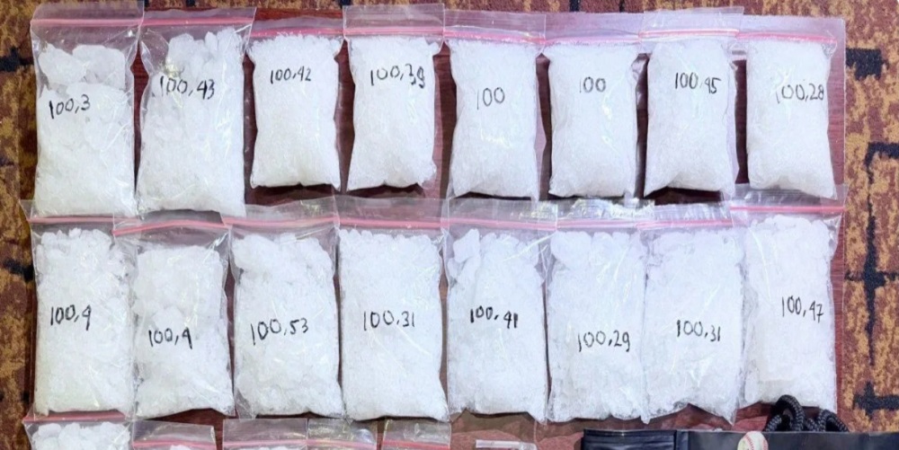 Seumur-umur Polres Tanbu Berdiri, Baru Kini Mereka Mengungkap Kasus Sabu-sabu Sebanyak Ini: Hampir 2 Kg