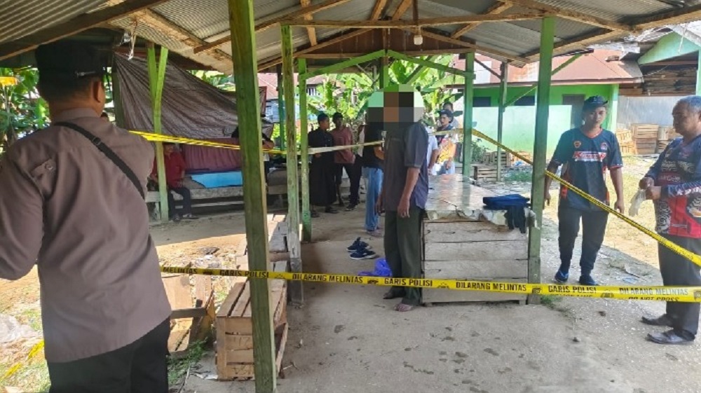Miris! Pria Barito Utara Pensiunan PNS Ditemukan Tewas Gantung Diri di Pasar Subuh Ampah