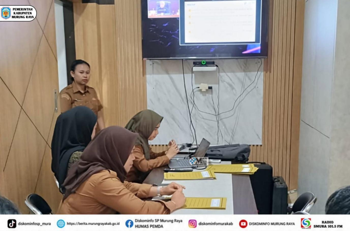 Mendagri Tito Pimpin Rakor Inflasi, Pemkab Mura Ikut Secara Virtual