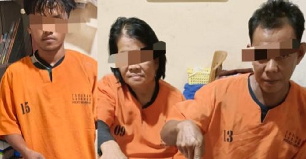 Kompak Benar! Sama-sama Jualan Sabu-sabu, Suami Istri Ini Pun Kpmpak Digelandang ke Sel Polisi