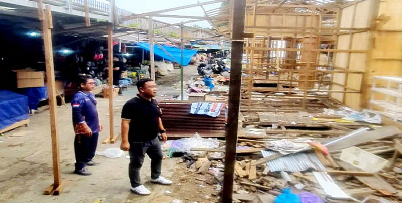 Pasar Pendopo Muara Teweh Ditata, Kabid Pasar Barito Utara Pastikan Pedagang Dapat Tempat Layak