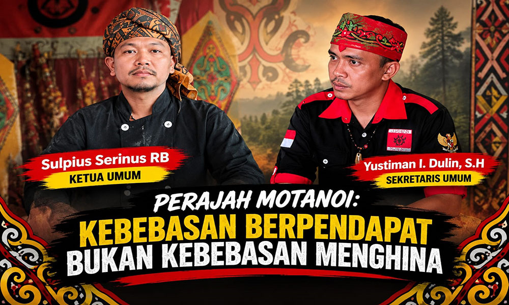 Perajah Motanoi: Kebebasan Berpendapat Bukan Kebebasan Menghina