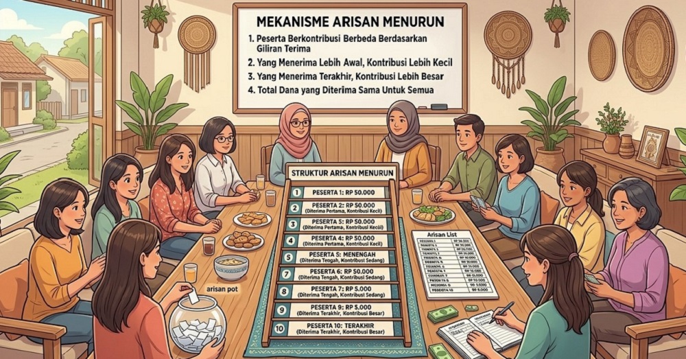 Lagi Heboh di Barito Utara! Kenali Arisan Menurun dan Risiko Buruk yang Bisa Terjadi