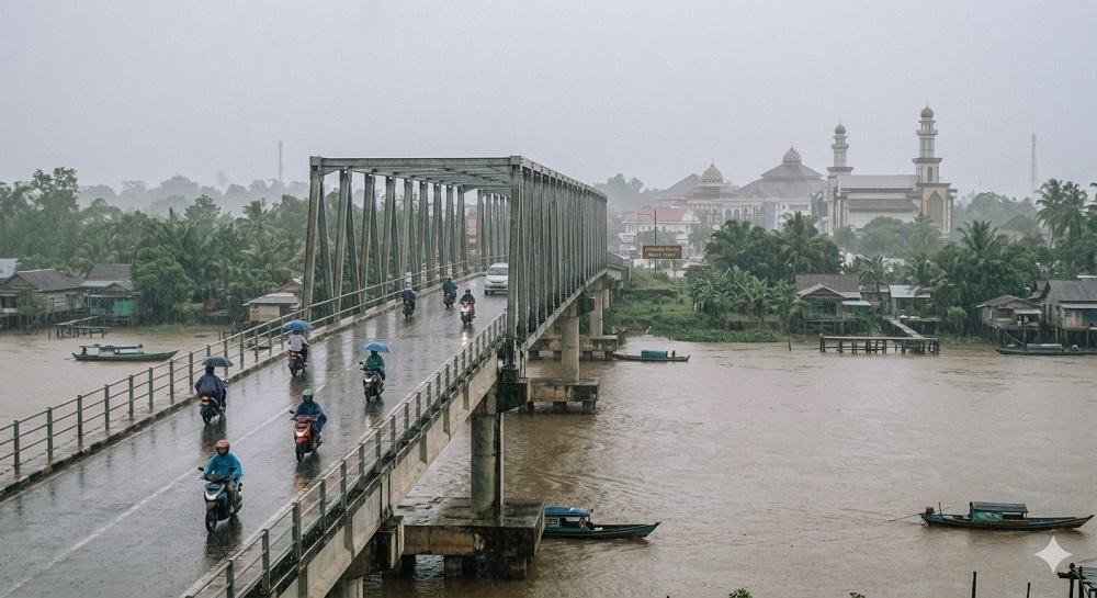 Prakiraan Cuaca Barito Utara Hari Ini, Hujan Ringan Mulai Sambangi Muara Teweh