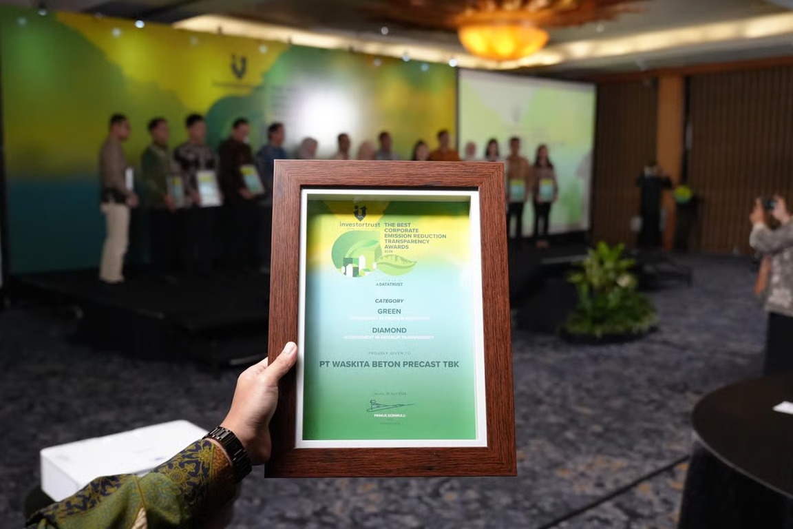WSBP Raih Penghargaan Pada Ajang The Best Corporate Transparency and Emission Reduction Awards 2026