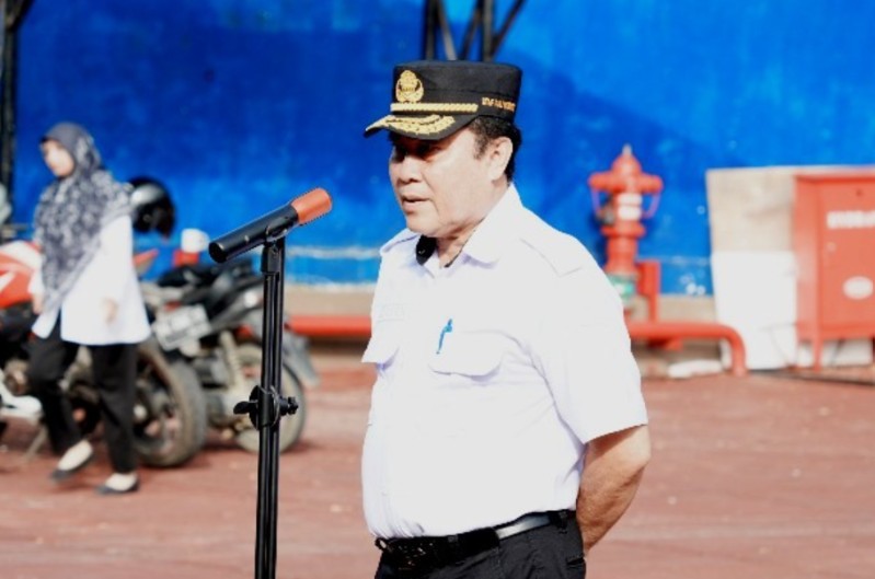 Ardian Pimpin Apel Perdana di Diskominfosandi Barito Utara, Dorong Etos Kerja dan Kebersamaan ASN