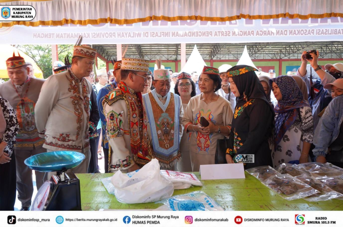 Agustiar Sabran dan Heriyus Pastikan Pasar Murah Berjalan Lancar